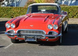 Corvette red Car