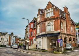 panorama of buildings in Bournemouth, England