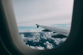 Airplane Window sky