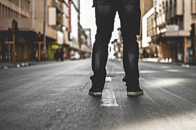 Legs on Street
