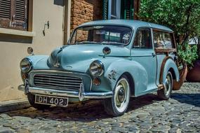 Car Oldtimer blue
