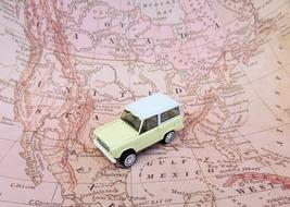 toy car on the maple