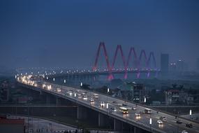 Hanoi Nhat Tan Bridge in Vietnam