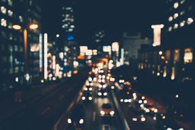Lights of City at Night