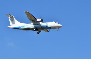 Aviation Atr 600 in a flight