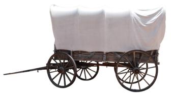 Covered Wagon as a 3d model