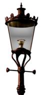 vintage metal street lamp
