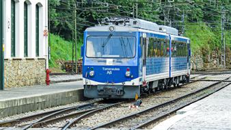 passenger Train at station, Spain