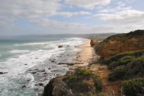 Victoria Great Ocean coastline in Australia