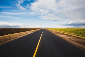 Asphalt and sky