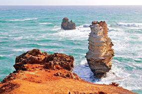 rocks of the Great Ocean Road