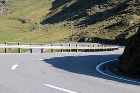 mountain road in the bergstrasse area
