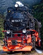 Steam Locomotive Narrow