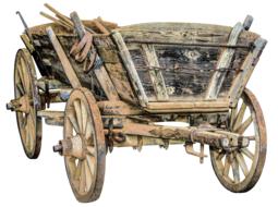 Horse Drawn Carriage Wooden