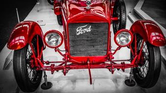 Ford Car Old red