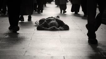 Kowtow Tibet Pilgrimage street