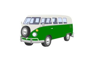 vintage camper, volkswagen van drawing