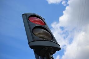 traffic light on the pedestrian crossing