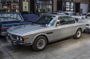 Bmw Coupe Oldtimer in the parking lot