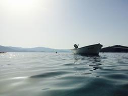 boat in the sea water