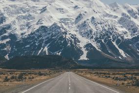 highway in the rocky mountains