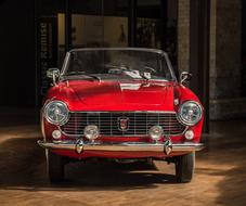 old classic Fiat cabriolet