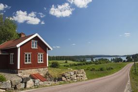 Sweden Summer house near the road and water