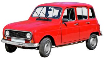 Renault R4 Classic Oldtimer as a 3d model