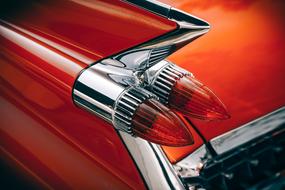 red Car Classic Close-Up