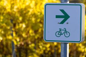 bicycle path shield