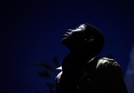 Light dark Man