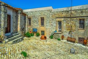 village Lefkara in Cyprus