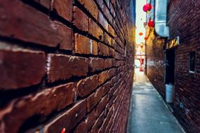 brick walls in chinatown