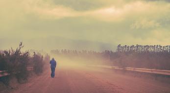 Mist Dust Fog man