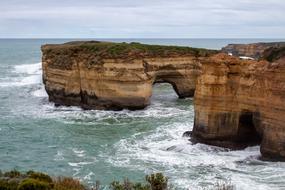 scenic landscape of the port campbell national park in Australia