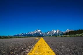 Road Sky yellow