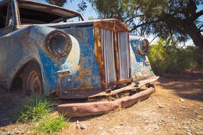 Car Old rusty