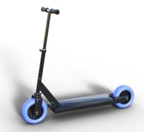 two wheeled children scooter