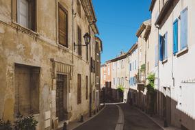 narrow cozy street of a south city