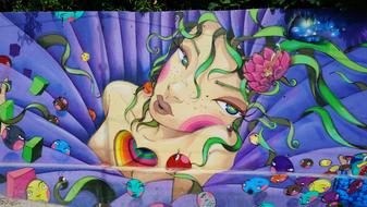 colorful Street Art Graffiti