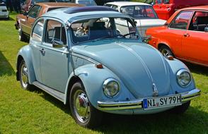 Vw Beetle blue