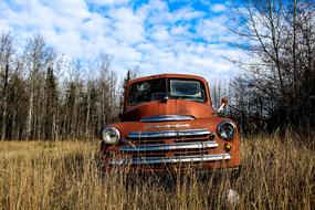 red Truck Rustic Vintage