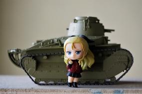 Tank Battle War and girl toy