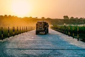 Tractor Vehicle road