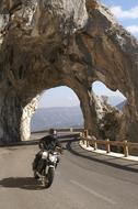 Motorbike person
