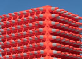 Sculpture Art Traffic Cones red