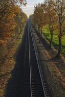 landscape of Railway Line Route