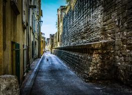 Cat Street, old town, france