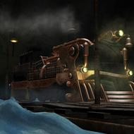 train forward steampunk