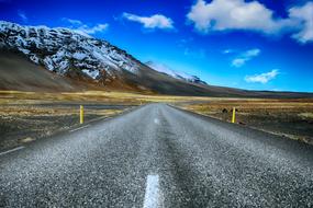 goodly road mountain landscape